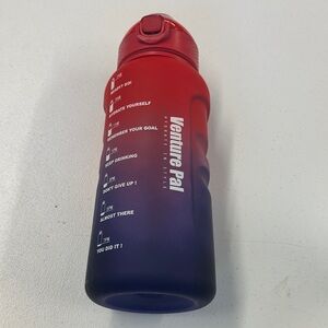 Red and Blue Water Bottle